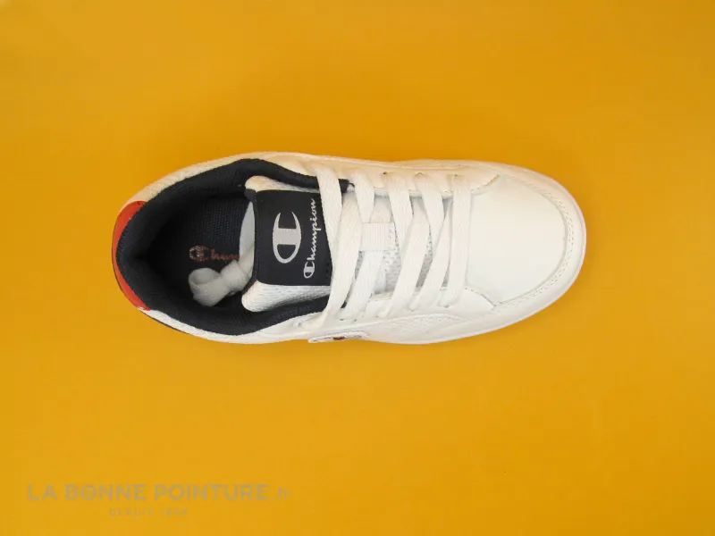 Achat chaussures Champion Enfant Chaussure de ville, vente Champion CAMPO B PS - Blanc Bleu Rouge - Basket mode