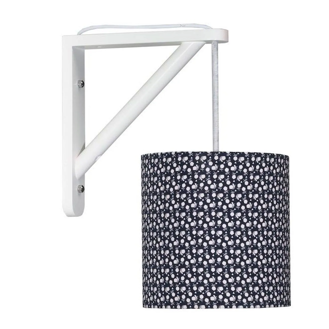 Applique murale en coton Bleu marine bleu - Sauthon