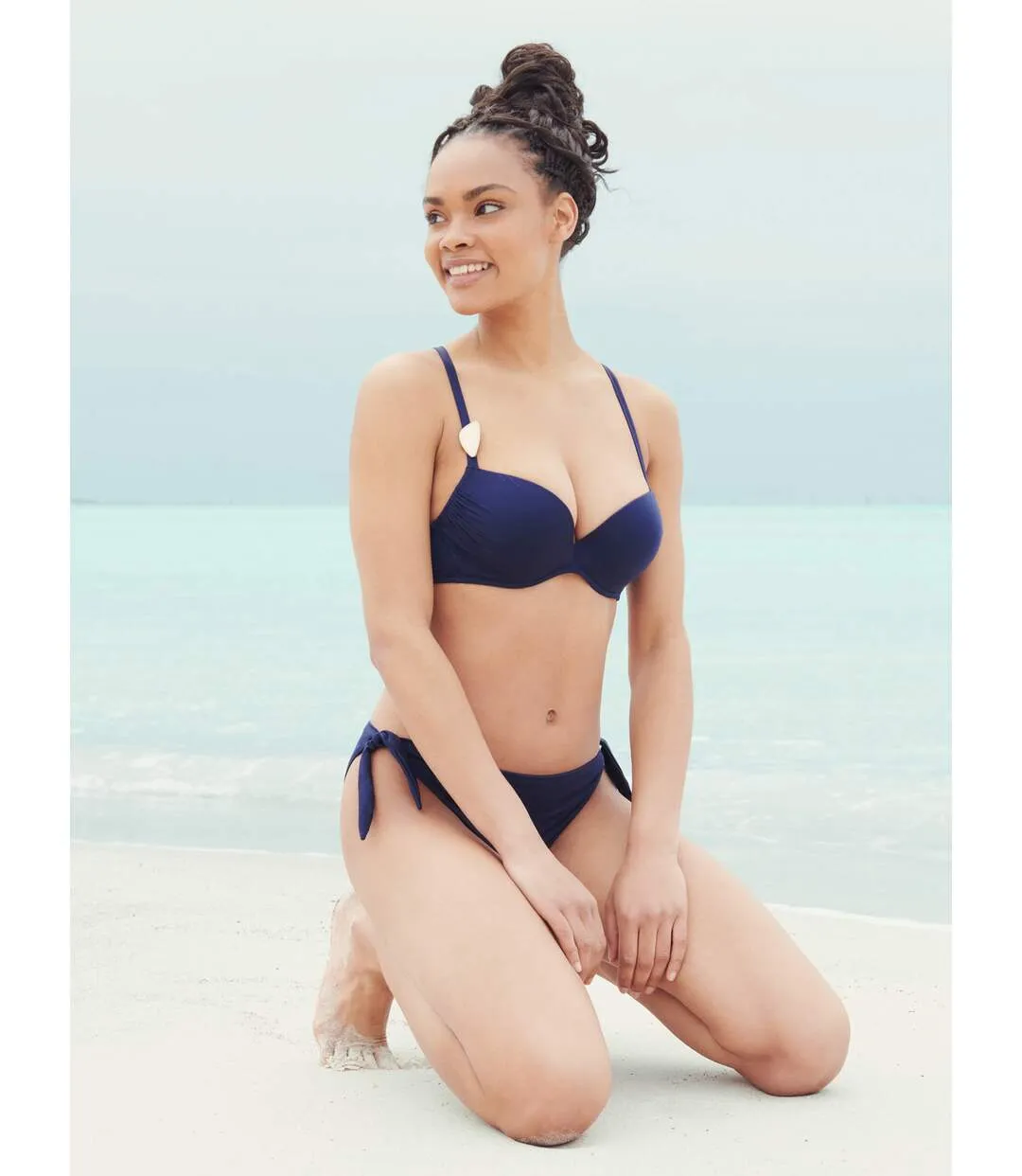Bas maillot slip de bain à nouettes Okinawa Lisca