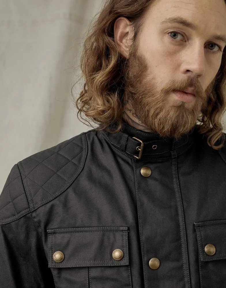 Blouson Belstaff Brooklands 2.0 black, blouson moto vintage