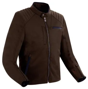 Blouson Segura Eternal marron, blouson moto tissu homme