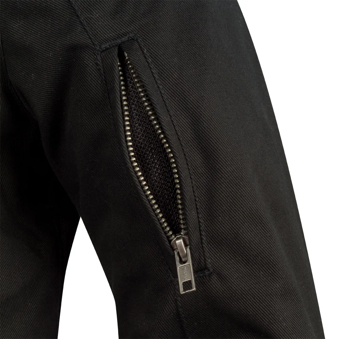 Blouson Segura Mamba noir, blouson moto tissu homme