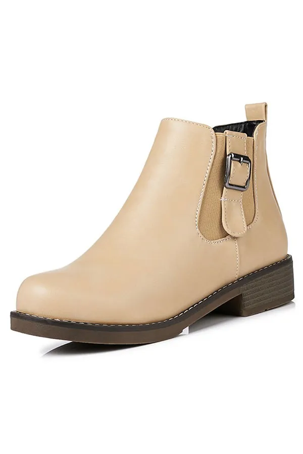 Bottines chelsea femme vintage tige élastique