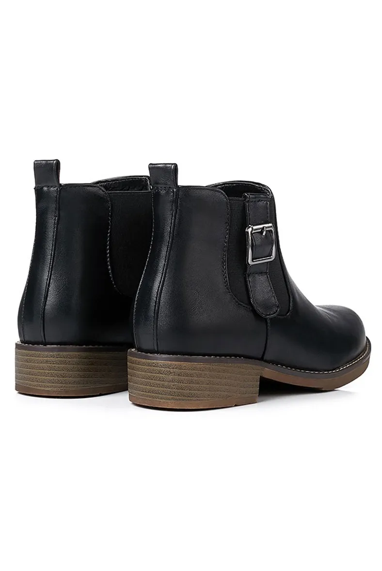 Bottines chelsea femme vintage tige élastique