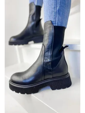 Bottines M376M4 Gange Nero - Semerdjian