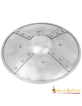 Bouclier médiéval rond, XVe siècle (40,5 cm.) ⚔️ Boutique Épées