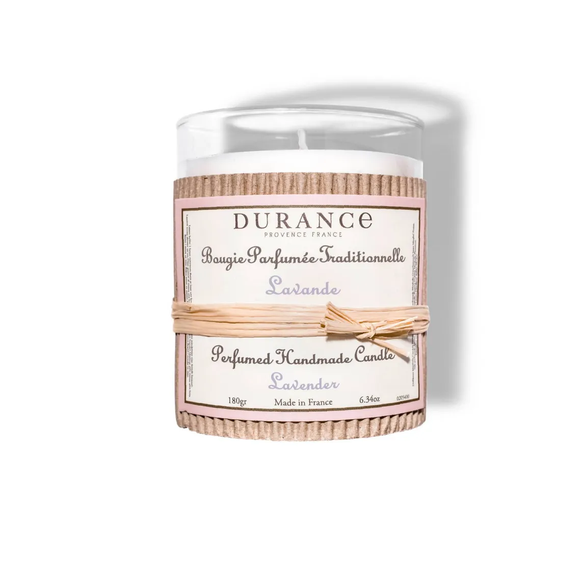 Bougie parfumée traditionnelle Lavande - Durance | 3 Suisses