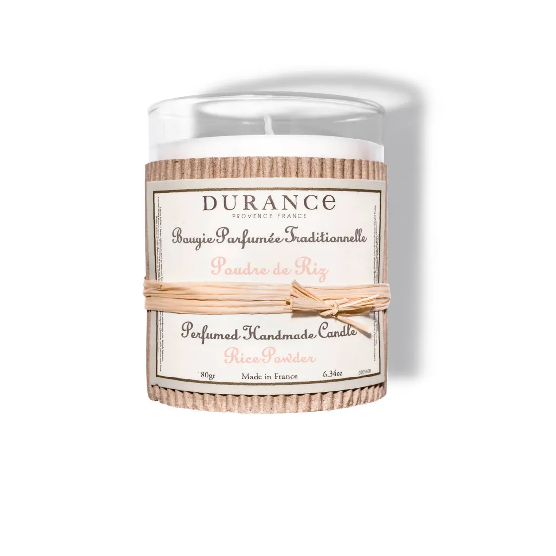 Bougie parfumée traditionnelle Poudre de Riz - Durance | 3 Suisses