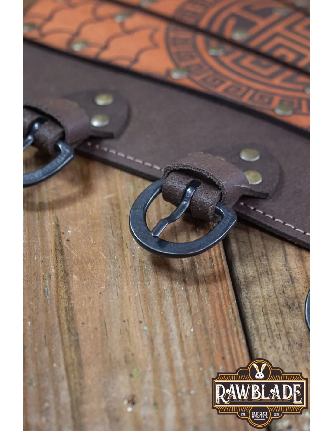 Brassards de combat Jittu Jan - Marron ⚔️ Boutique Épées