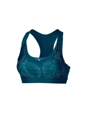 Brassiere de sport Fitness Mizuno Femme From Alpha Soutien-gorge rembourré Bleu marine