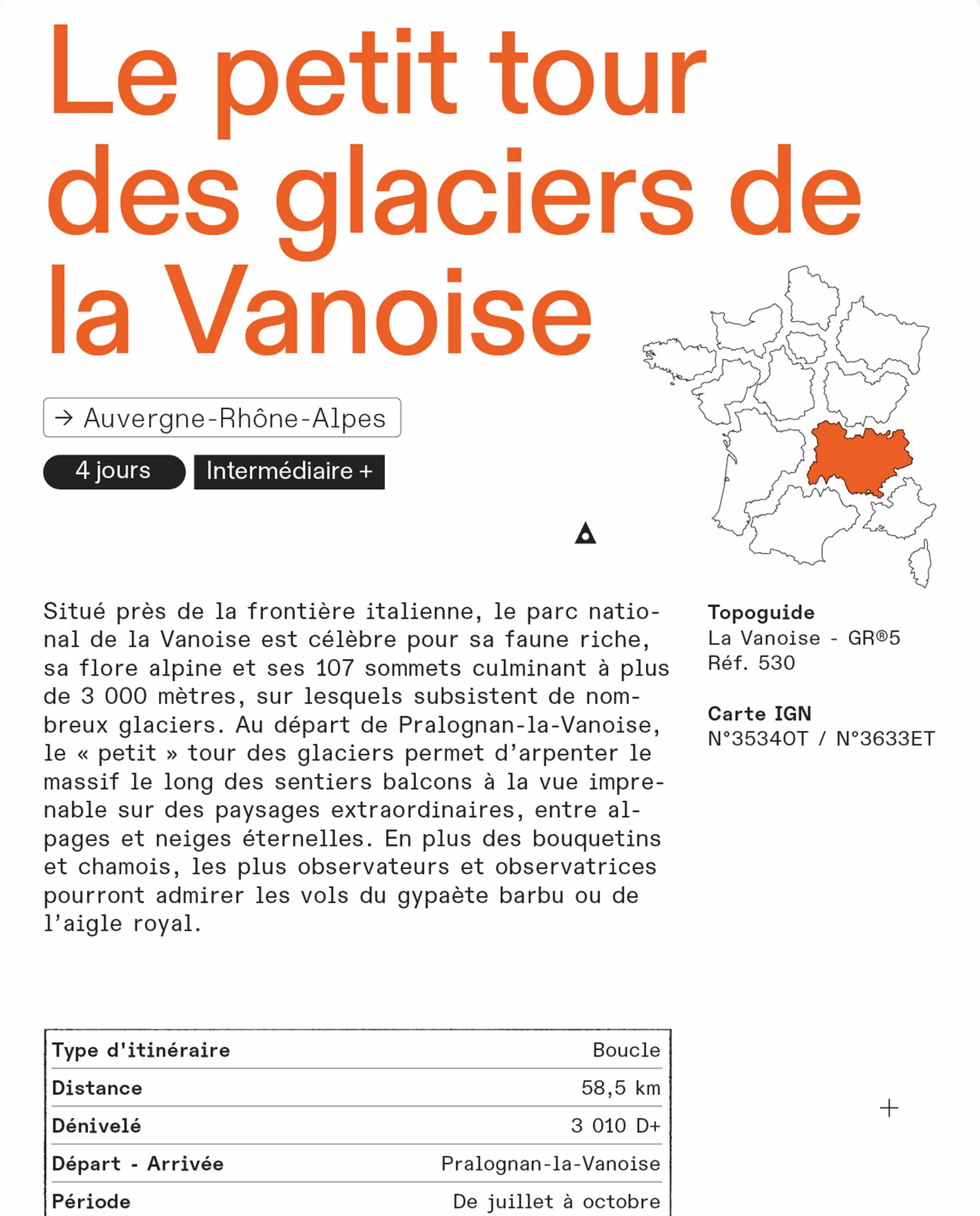 Carte méthode pour aventures outdoor Recto Verso