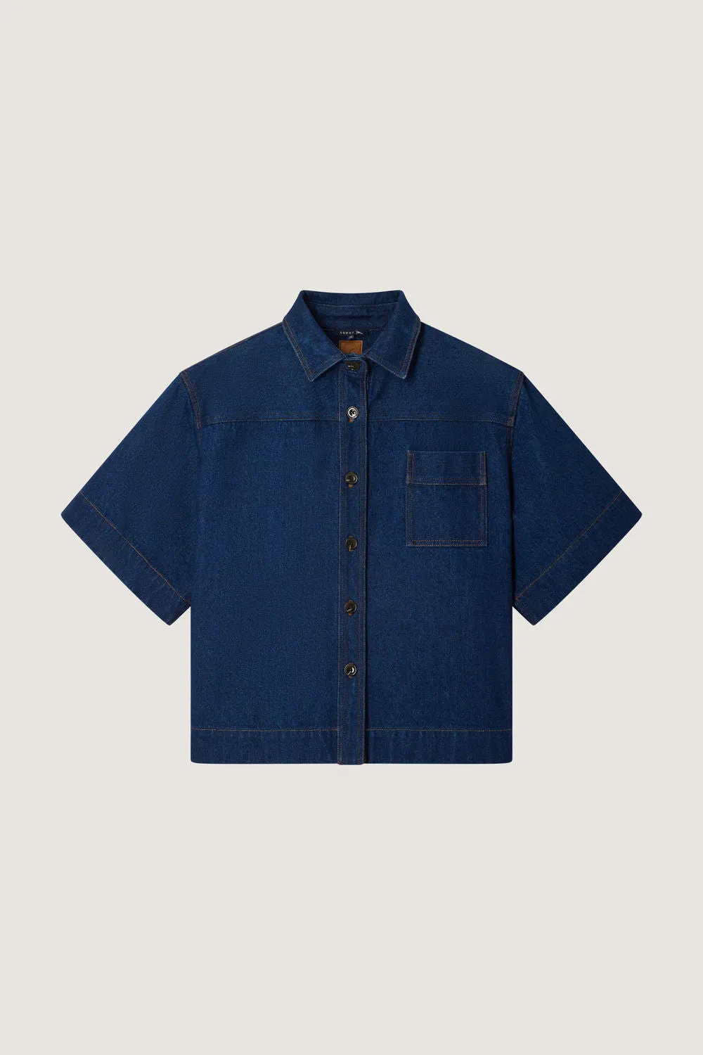 CHEMISE ANTOINETTE BLEU