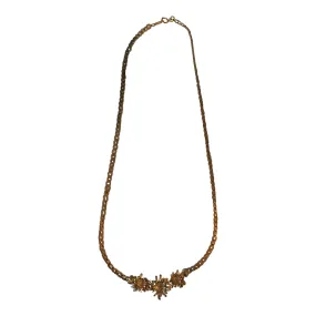 Collier pendentif fleurs