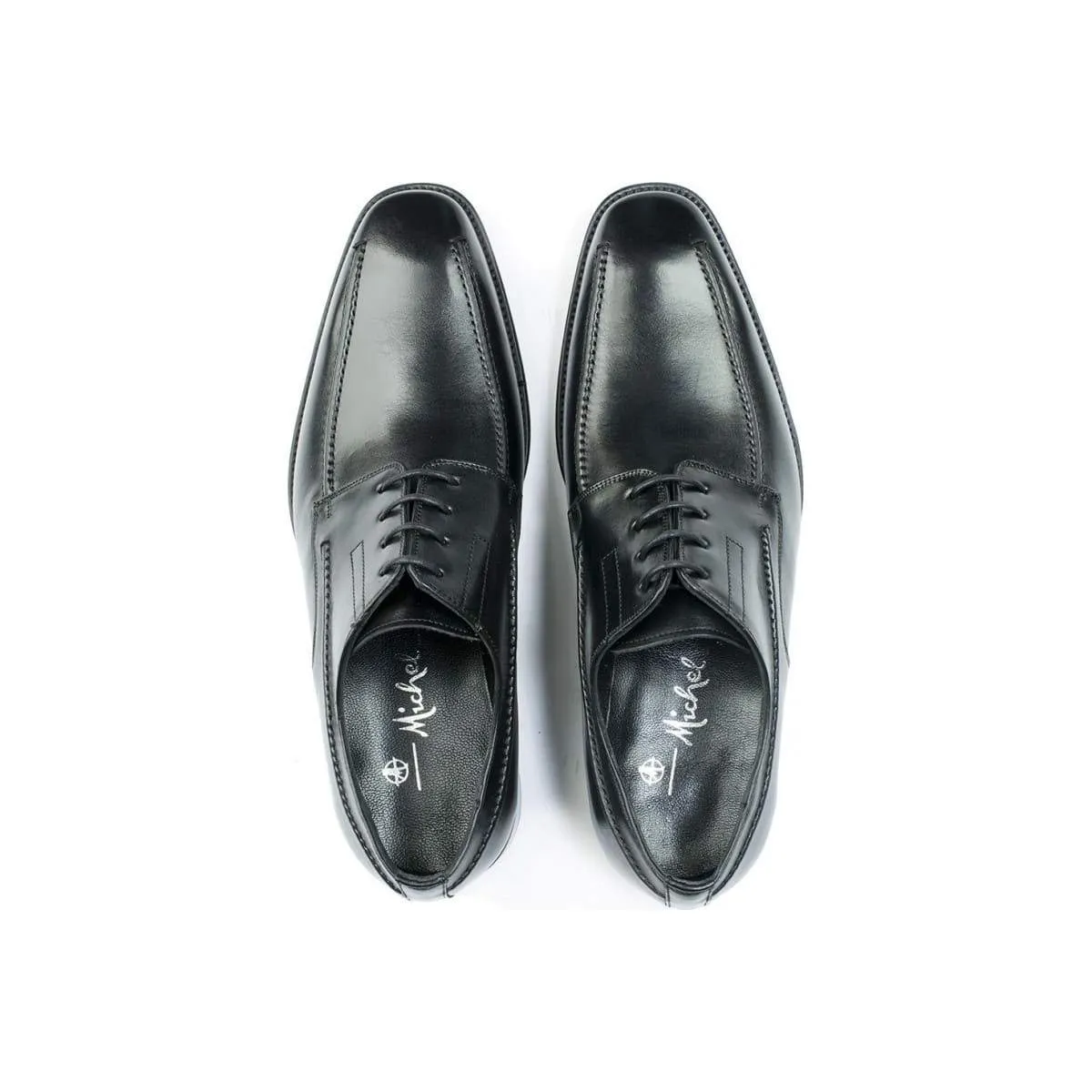 Derbies homme en cuir noir - Noir