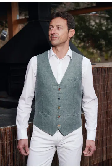 Gilet LYMA vert Taille 44 Couleur Vert