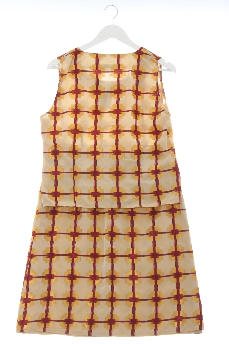 Heldmann Ensemble en tricot motif à carreaux style décontracté
