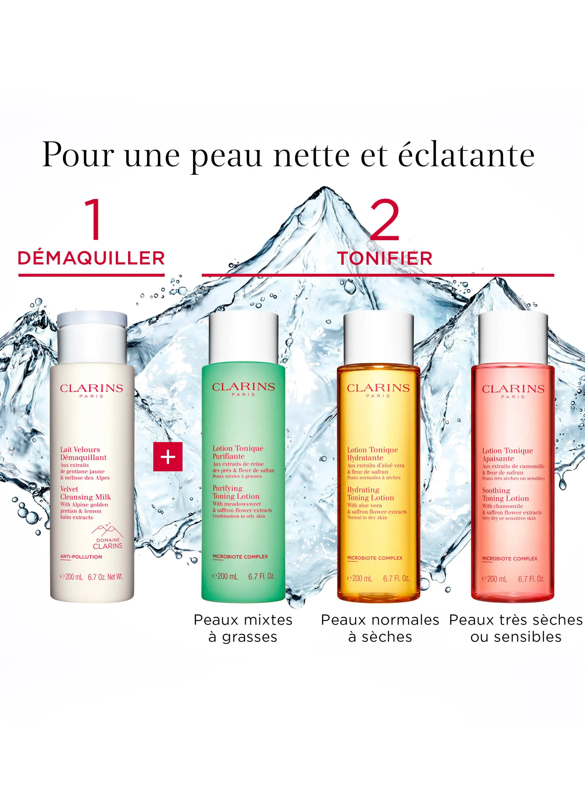 LAIT VELOURS DéMAQUILLANT - TOUTES PEAUX - CLARINS pour BEAUTé | Printemps