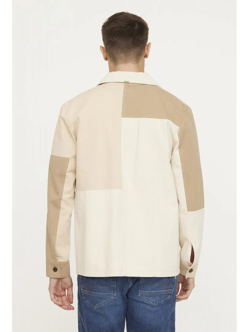 Lee Cooper - Veste manches longues coton regular FOLIO - Beige argile