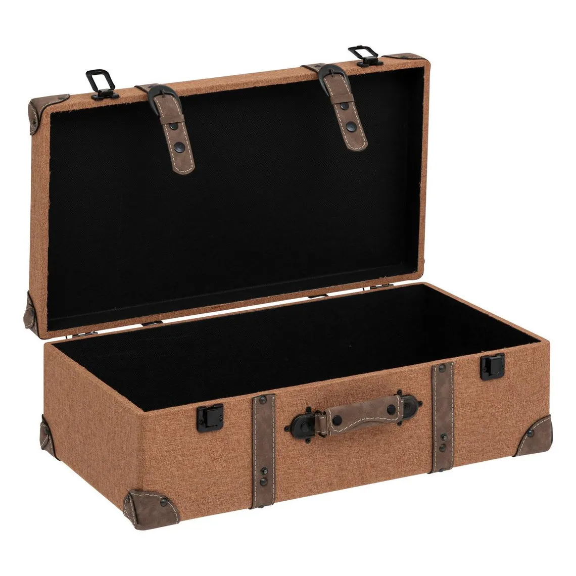 Lot de Malle en bois marron  | 3 Suisses