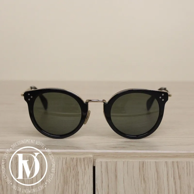 Lunettes de soleil en acétate noir – Céline