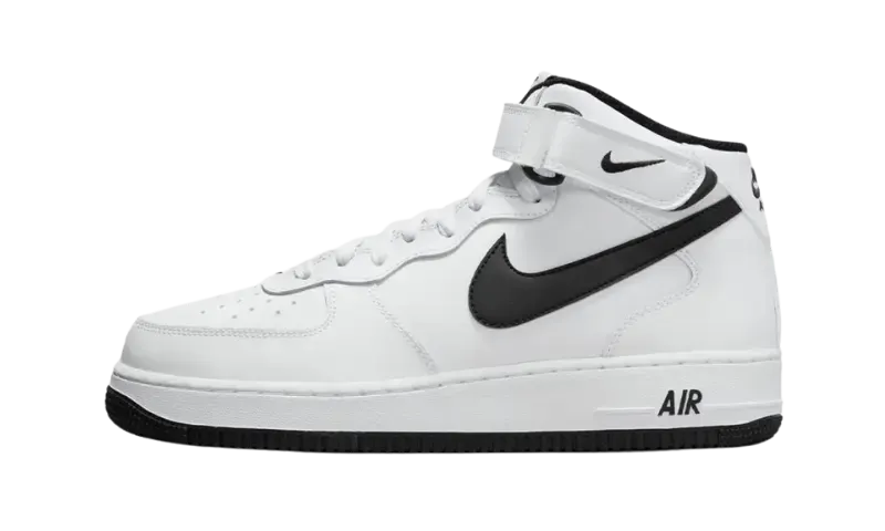 Nike Air Force 1 Mid White Black (2023)