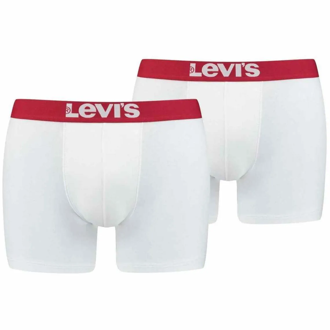 Pack 2 boxers - Blanc Levi's Underwear en coton Levi's Underwear - Boxer & Shorty Homme sur MenCorner