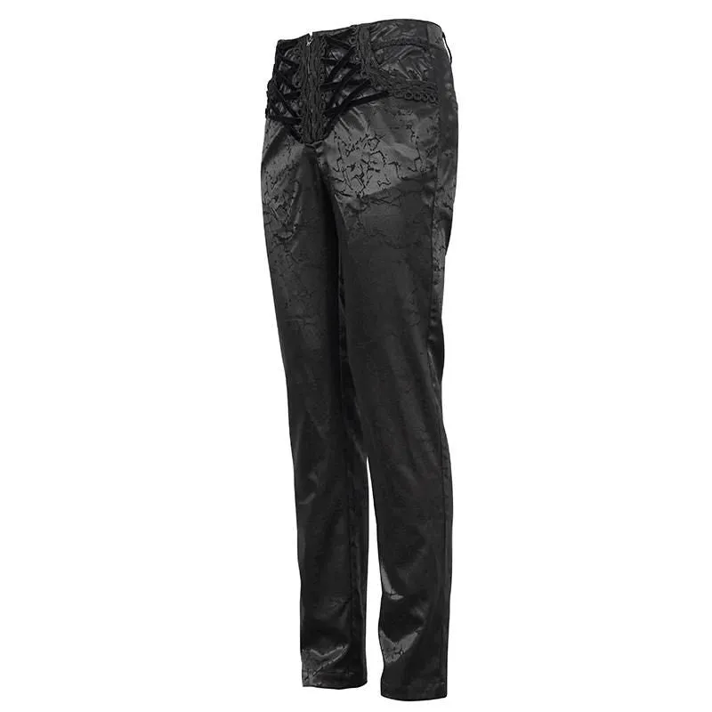 Pantalon Noir Gothique Victorien