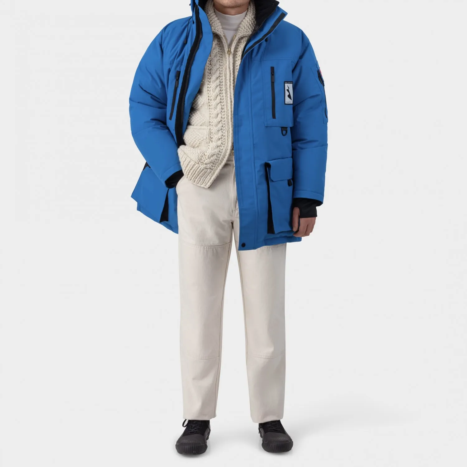 Quartz Co. for BEIGE : Parka Beige Expedition : Bleu