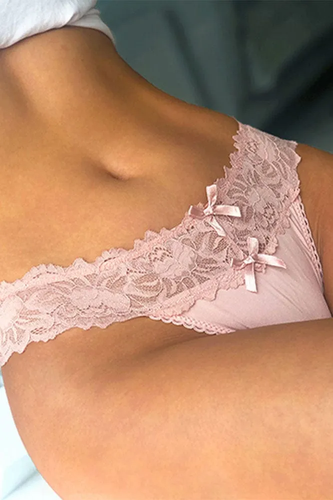 String Dentelle Rose