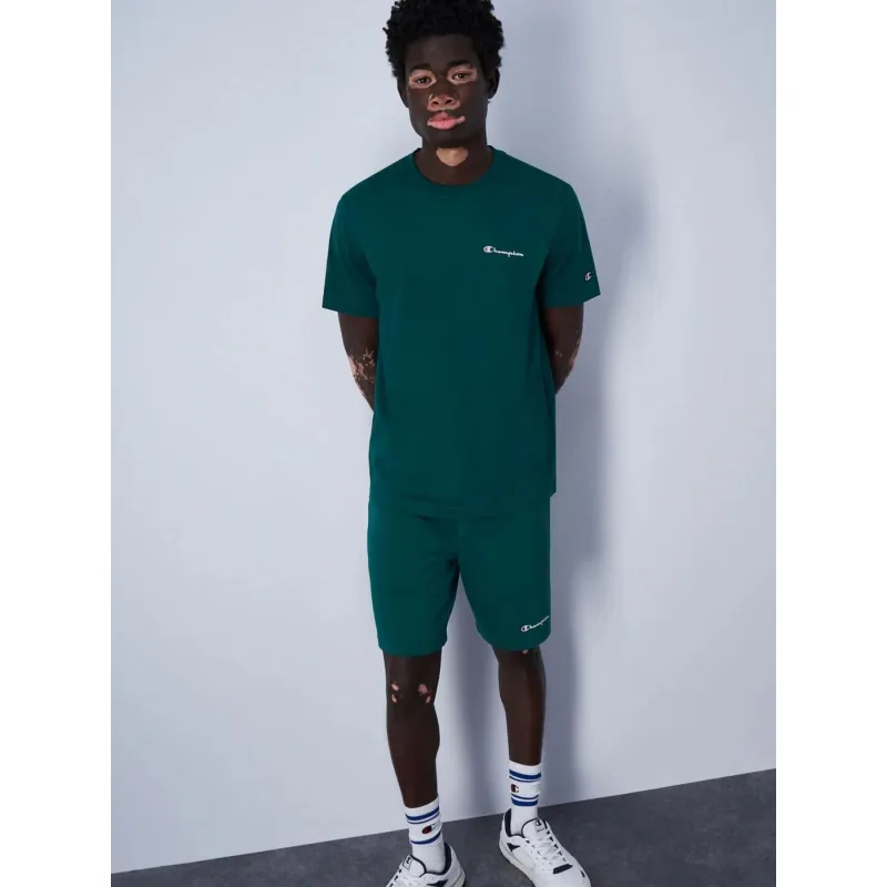 T-shirt basic crewneck vert homme - Champion | wimod