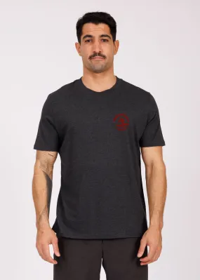 T-shirt dark grey - red Myth