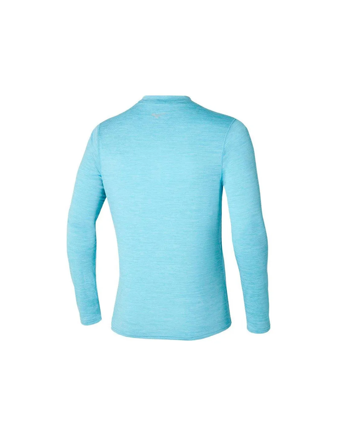 T-shirt Fitness Mizuno Homme by Impulse Core Ls Hz Bleu Pastel