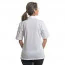 Veste de Cuisine Femme Blanche Manches Courtes Dos Aéré - MANELLI