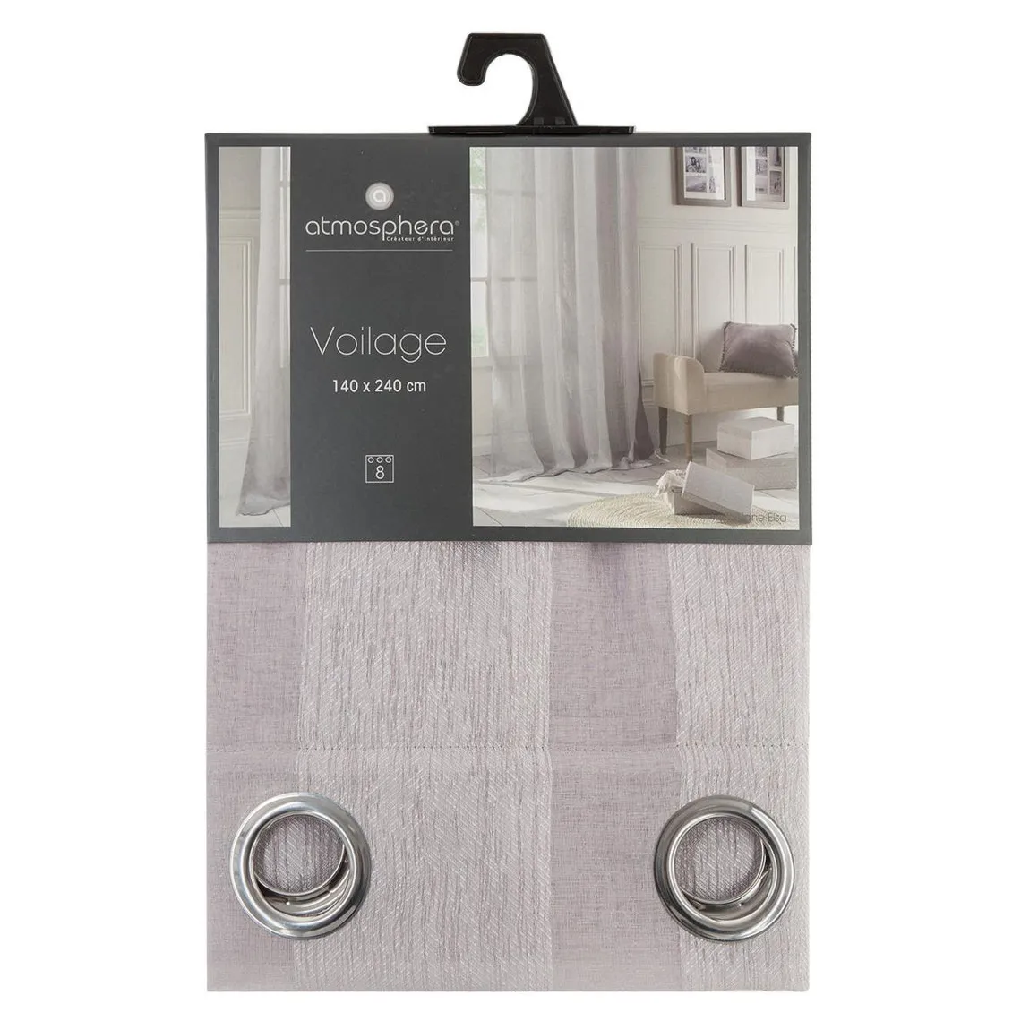 Voilage gris 